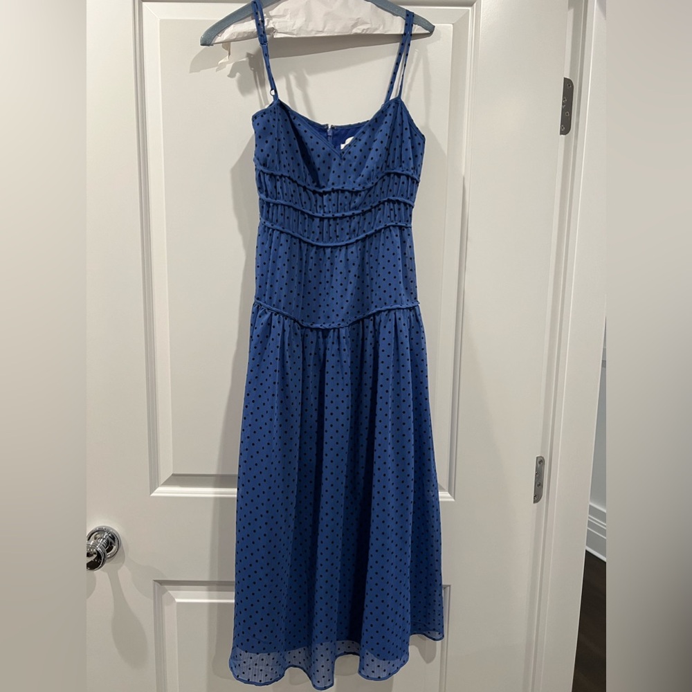 LA MAISON TALULAH LADIES/WOMANS POLKA DOT MIDI DRESS